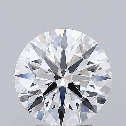 2.52ct Round Lab Grown Diamond (Colour E, Clarity IF, Cut ID, IGI Certified)