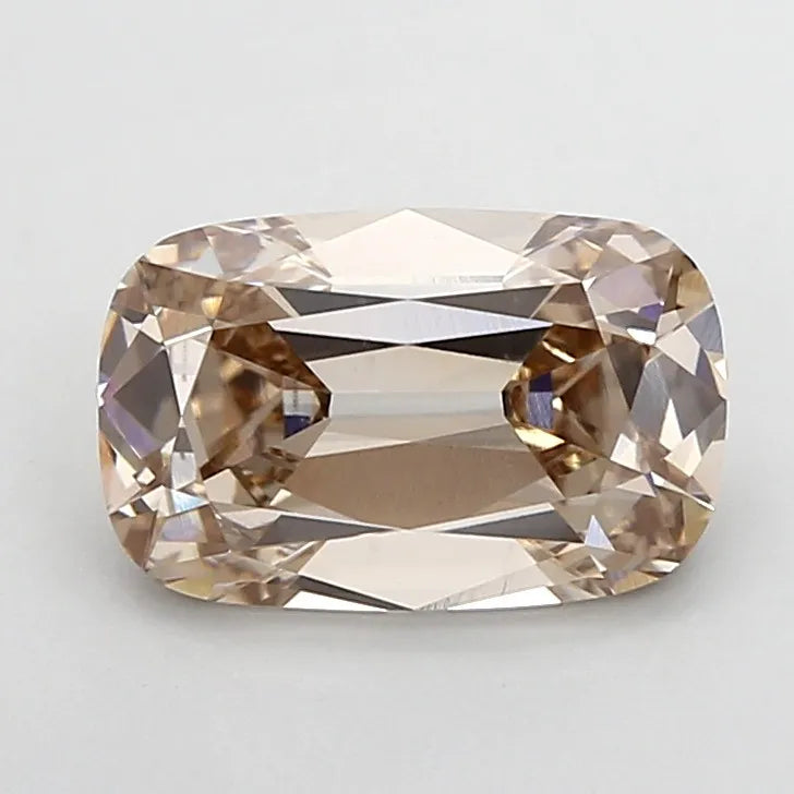 2.53ct Cushion Lab Grown Diamond (Colour Very Light Brown, Clarity VS1, IGI Certified)