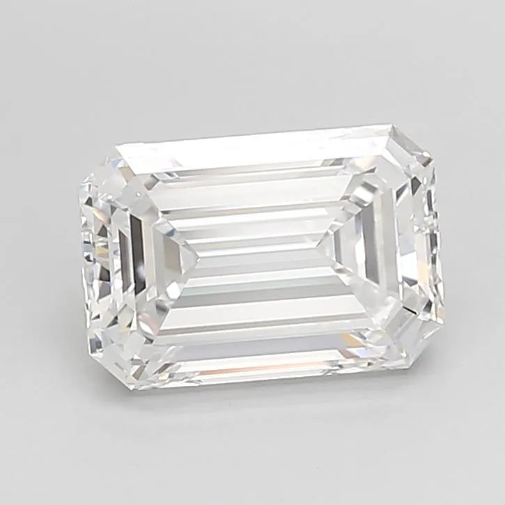 2.53ct Emerald Lab Grown Diamond (Colour D, Clarity VVS1, Cut EX, IGI Certified)