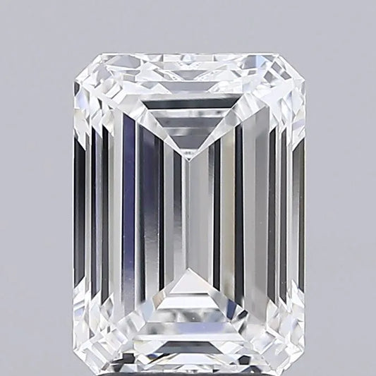 2.53ct Emerald Lab Grown Diamond (Colour E, Clarity VVS1, IGI Certified)