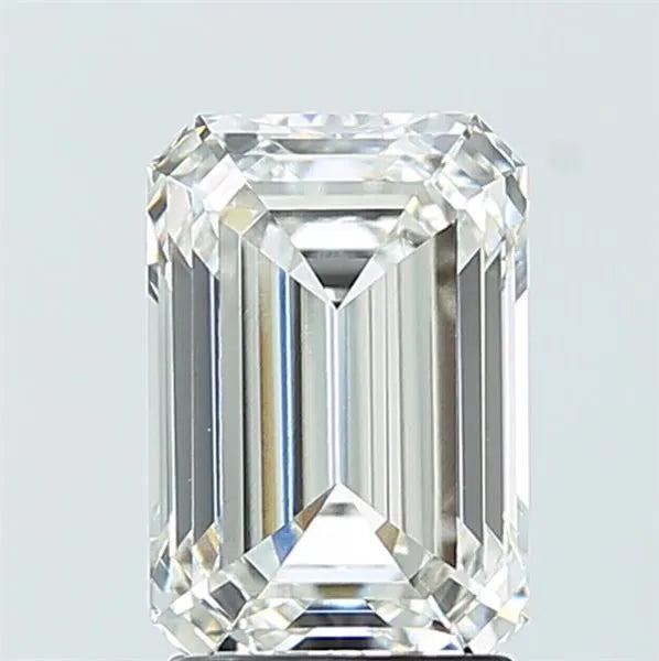 2.53ct Emerald Lab Grown Diamond (Colour F, Clarity VVS2, IGI Certified)