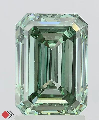 2.53ct Emerald Lab Grown Diamond (Colour Fancy Vivid Green, Clarity VS2, IGI Certified)