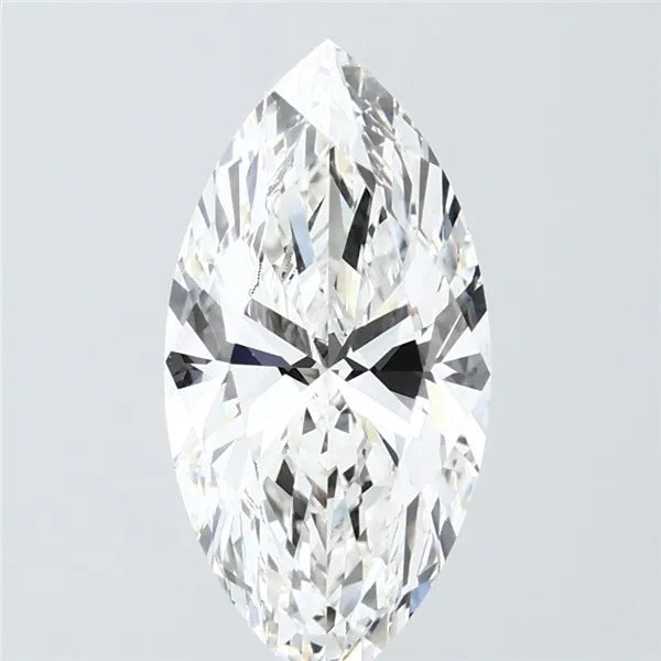 2.53ct Marquise Lab Grown Diamond (Colour F, Clarity VVS2, IGI Certified)