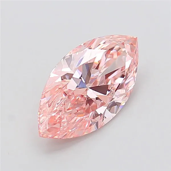 2.53ct Marquise Lab Grown Diamond (Colour Fancy Vivid Pink, Clarity VS1, IGI Certified)