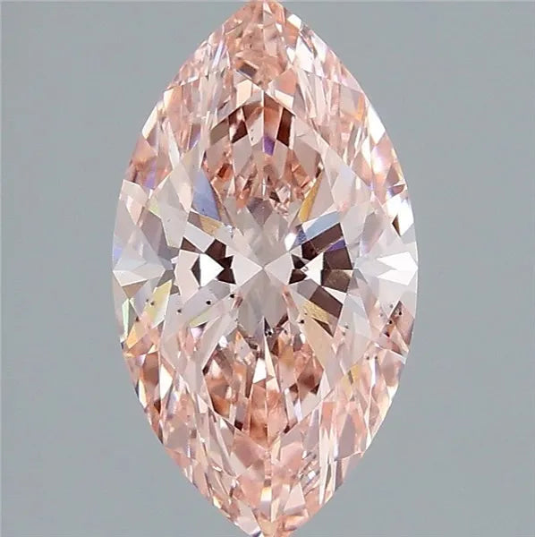 2.53ct Marquise Lab Grown Diamond (Colour Fancy Vivid Pink, Clarity VS2, IGI Certified)