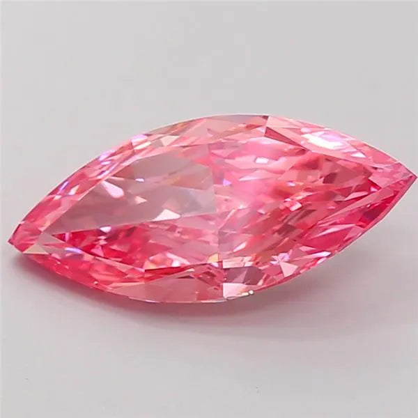 2.53ct Marquise Lab Grown Diamond (Colour Fancy Vivid Pink, Clarity VVS2, IGI Certified)