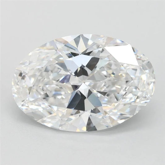 2.53ct Oval Lab Grown Diamond (Colour D, Clarity IF, IGI Certified)