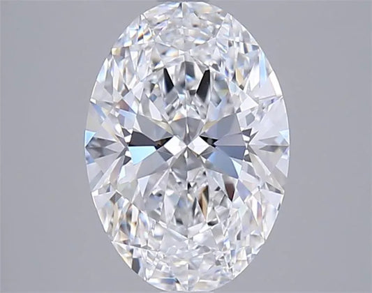 2.53ct Oval Lab Grown Diamond (Colour D, Clarity VVS1, IGI Certified)