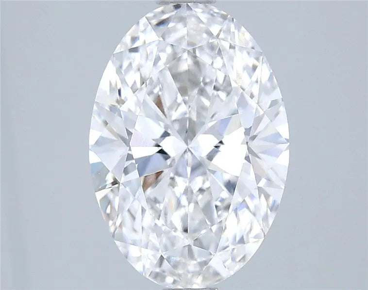 2.53ct Oval Lab Grown Diamond (Colour E, Clarity VVS2, GIA Certified)