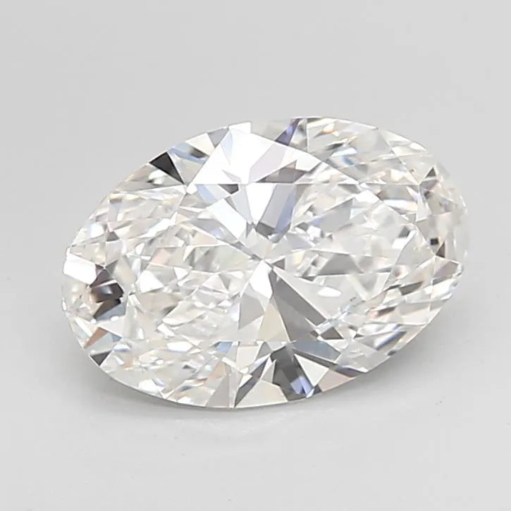 2.53ct Oval Lab Grown Diamond (Colour E, Clarity VVS2, IGI Certified)