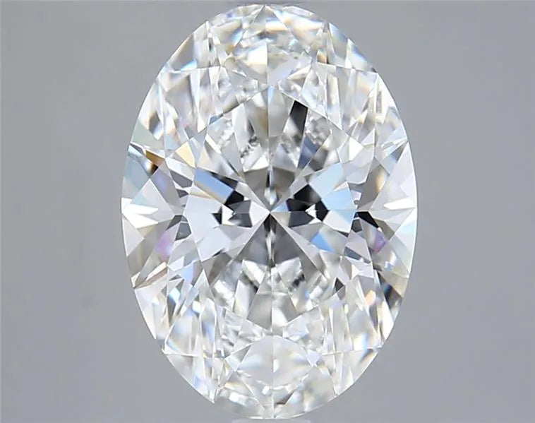 2.53ct Oval Lab Grown Diamond (Colour E, Clarity VVS2, IGI Certified)