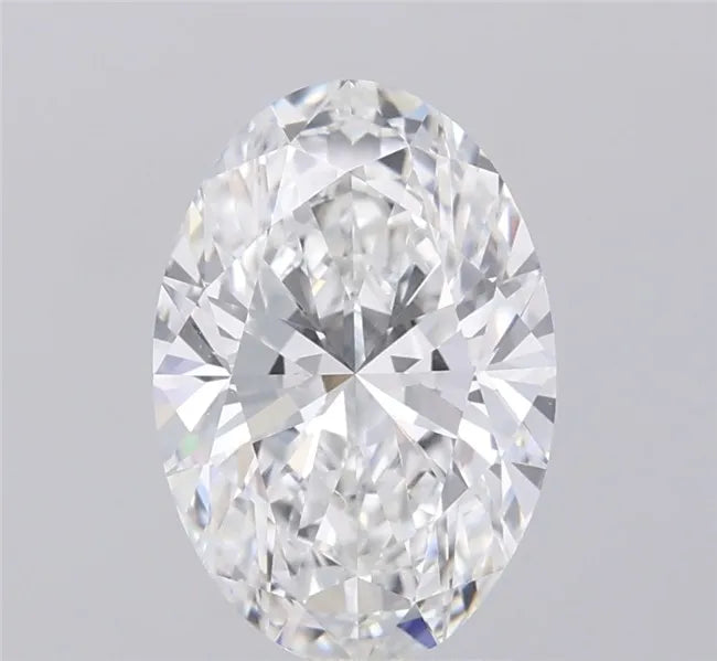 2.53ct Oval Lab Grown Diamond (Colour F, Clarity VVS2, IGI Certified)