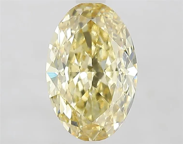 2.53ct Oval Lab Grown Diamond (Colour Fancy Intense Yellow, Clarity VVS2, IGI Certified)