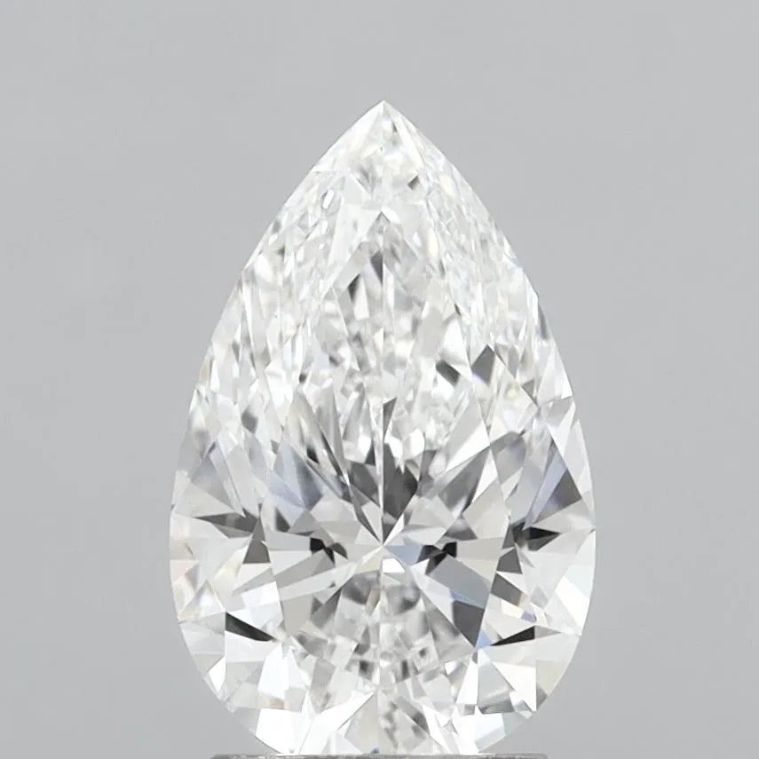 2.53ct Pear Lab Grown Diamond (Colour E, Clarity VVS2, IGI Certified)