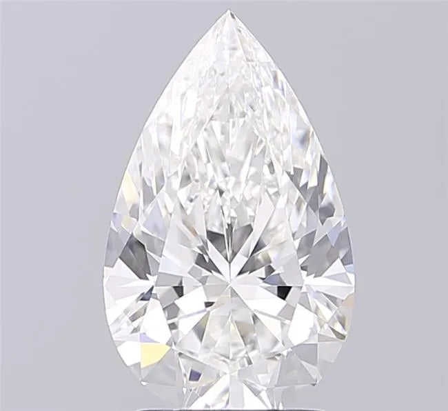 2.53ct Pear Lab Grown Diamond (Colour E, Clarity VVS2, IGI Certified)