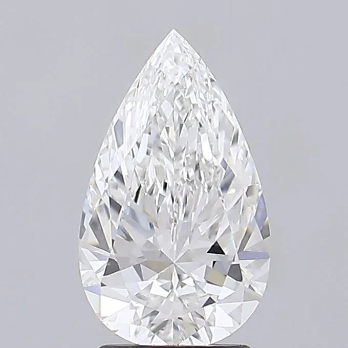 2.53ct Pear Lab Grown Diamond (Colour F, Clarity VVS2, IGI Certified)