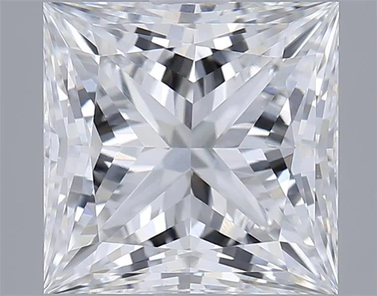 2.53ct Princess Lab Grown Diamond (Colour E, Clarity VVS1, IGI Certified)