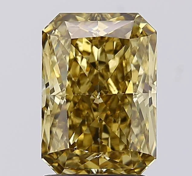2.53ct Radiant Lab Grown Diamond (Colour Fancy Intense Gray Yellow, Clarity VS2, IGI Certified)