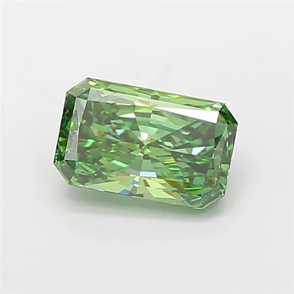 2.53ct Radiant Lab Grown Diamond (Colour Fancy Vivid Green, Clarity VS1, IGI Certified)
