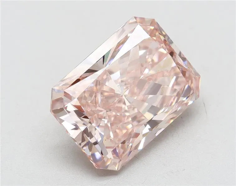 2.53ct Radiant Lab Grown Diamond (Colour Fancy Vivid Pink, Clarity VS2, IGI Certified)