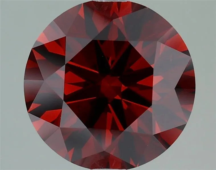 2.53ct Round Lab Grown Diamond (Colour Fancy Deep Orange, Clarity VS2, Cut ID, IGI Certified)