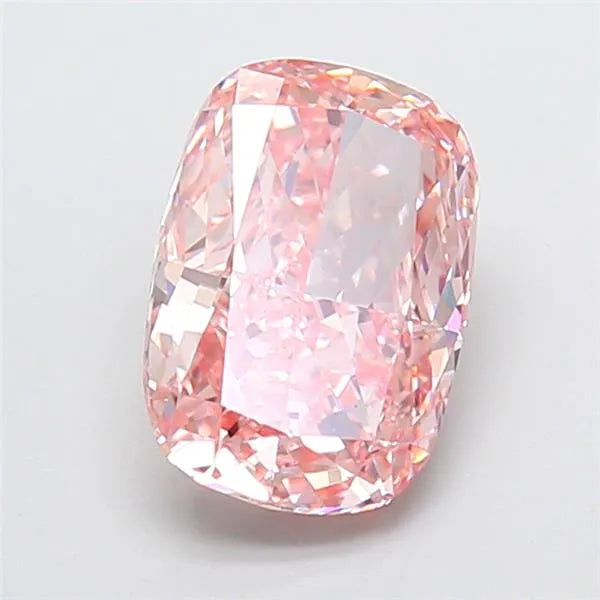 2.54ct Cushion modified Lab Grown Diamond (Colour Fancy Vivid Pink, Clarity VS1, IGI Certified)