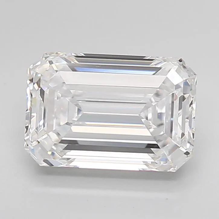 2.54ct Emerald Lab Grown Diamond (Colour D, Clarity IF, Cut EX, IGI Certified)
