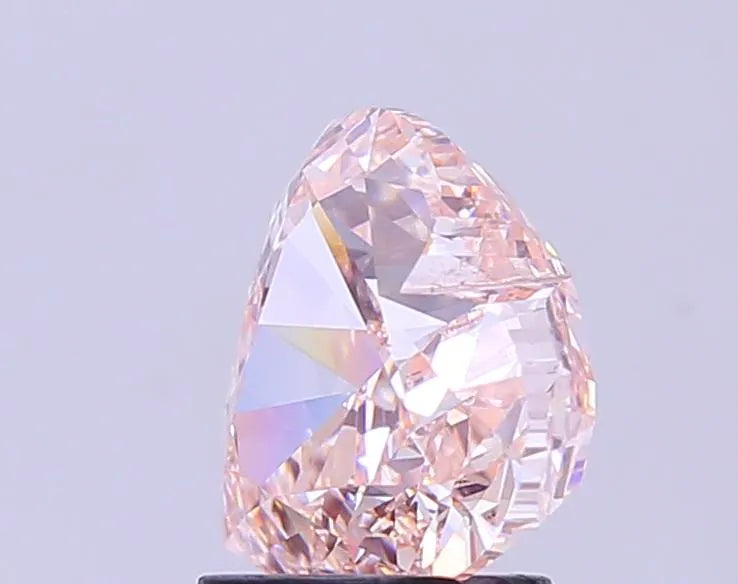 2.54ct Heart Lab Grown Diamond (Colour Fancy Intense Pink, Clarity VVS2, IGI Certified)