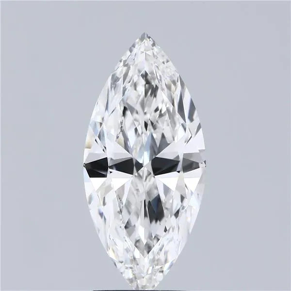 2.54ct Marquise Lab Grown Diamond (Colour F, Clarity VVS2, IGI Certified)