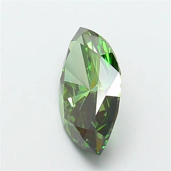 2.54ct Marquise Lab Grown Diamond (Colour Fancy Vivid Green, Clarity VVS2, IGI Certified)