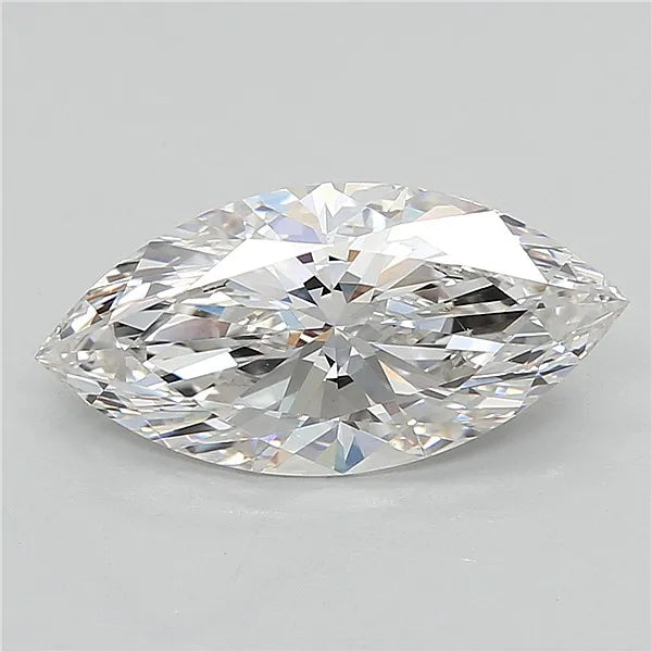 2.54ct Marquise Lab Grown Diamond (Colour G, Clarity VVS2, IGI Certified)