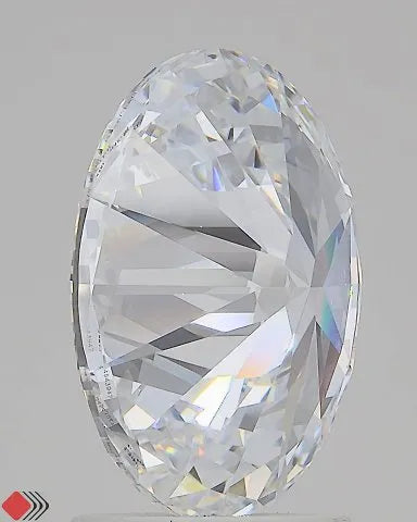 2.54ct Oval Lab Grown Diamond (Colour D, Clarity IF, IGI Certified)