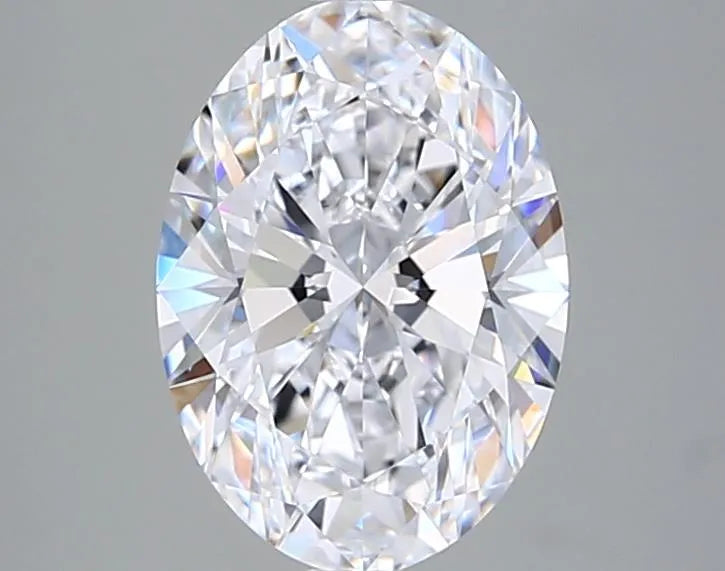 2.54ct Oval Lab Grown Diamond (Colour D, Clarity VVS2, IGI Certified)