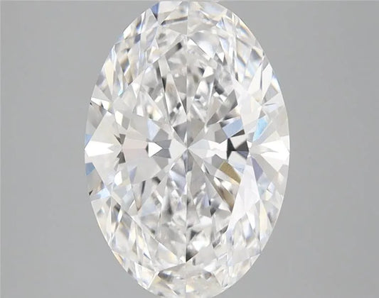 2.54ct Oval Lab Grown Diamond (Colour D, Clarity VVS2, IGI Certified)