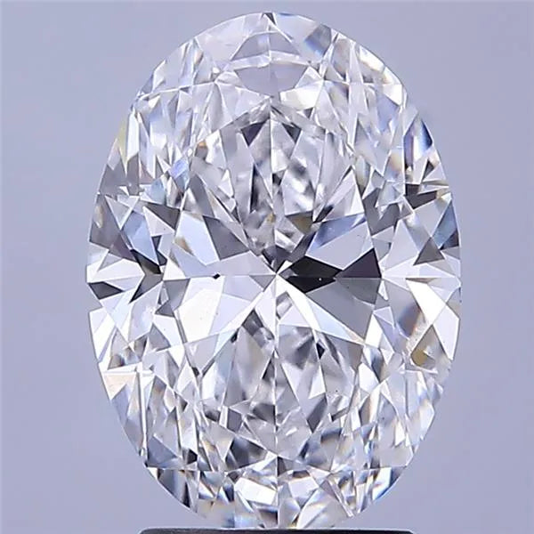 2.54ct Oval Lab Grown Diamond (Colour D, Clarity VVS2, IGI Certified)