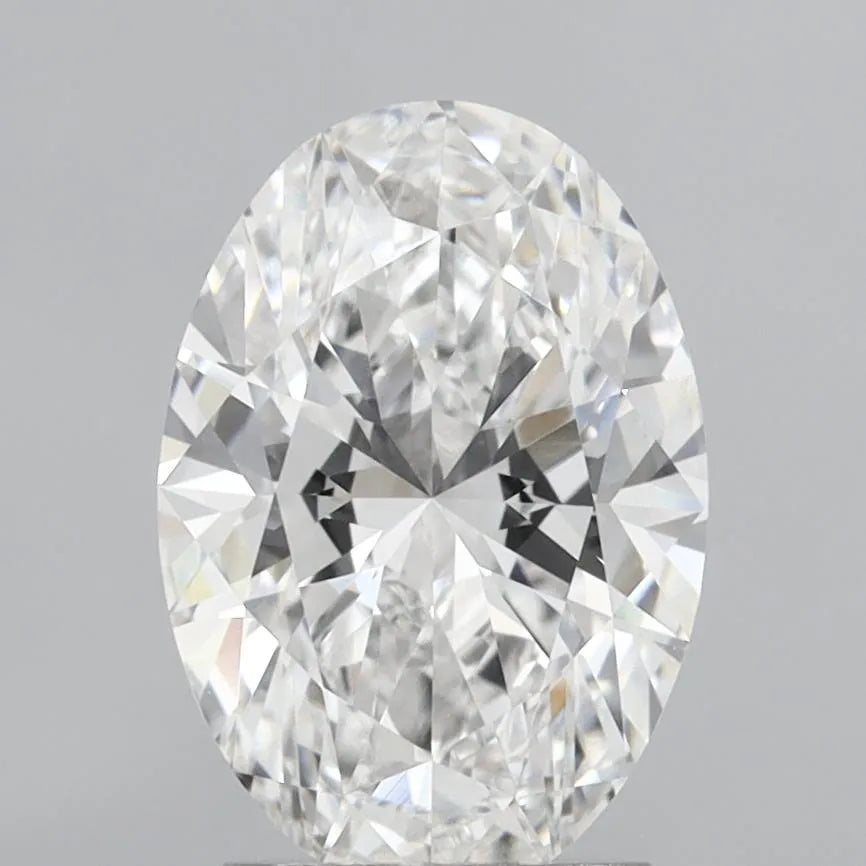 2.54ct Oval Lab Grown Diamond (Colour E, Clarity VVS2, IGI Certified)
