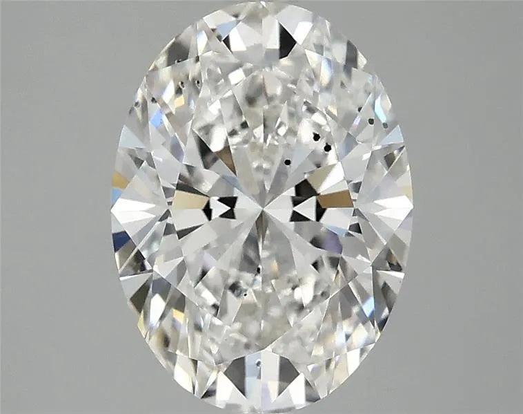 2.54ct Oval Lab Grown Diamond (Colour F, Clarity SI1, IGI Certified)