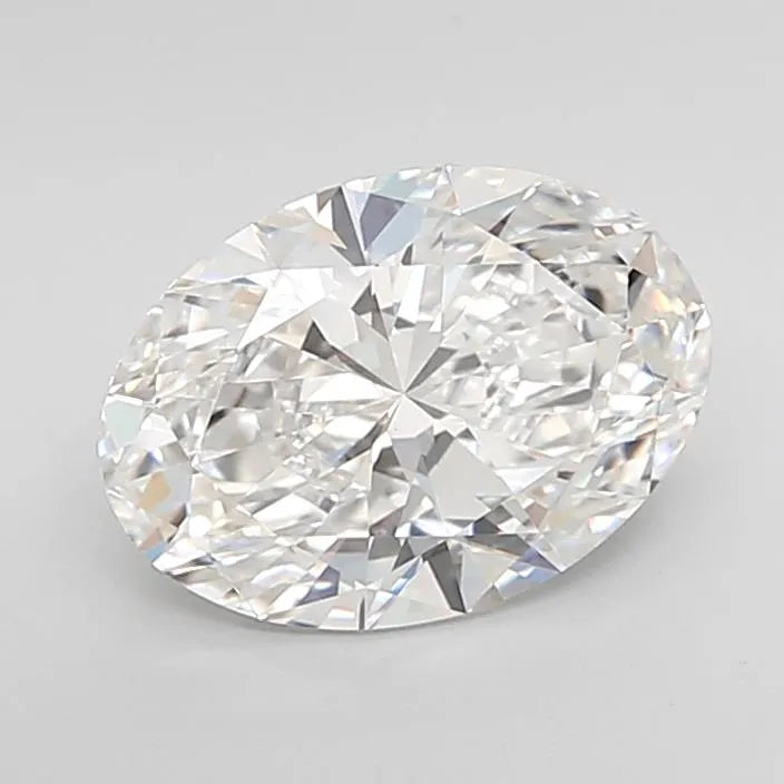 2.54ct Oval Lab Grown Diamond (Colour F, Clarity VVS2, IGI Certified)