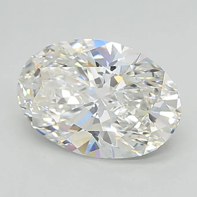 2.54ct Oval Lab Grown Diamond (Colour F, Clarity VVS2, IGI Certified)