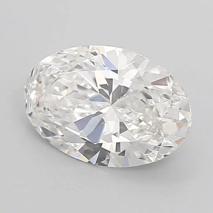 2.54ct Oval Lab Grown Diamond (Colour F, Clarity VVS2, IGI Certified)