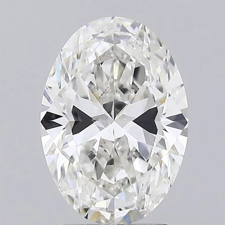 2.54ct Oval Lab Grown Diamond (Colour G, Clarity VVS2, IGI Certified)