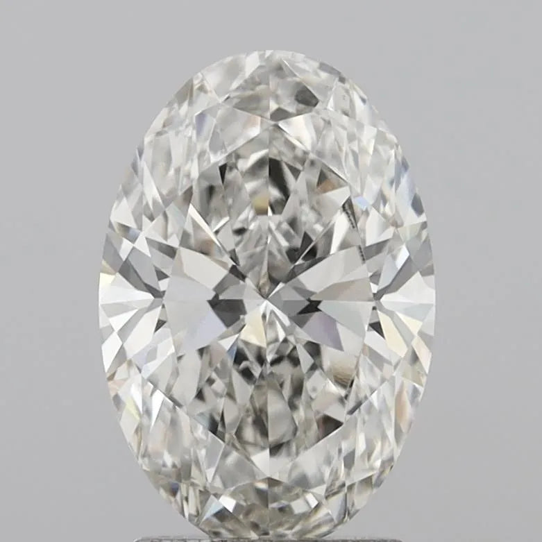 2.54ct Oval Lab Grown Diamond (Colour H, Clarity VVS2, IGI Certified)