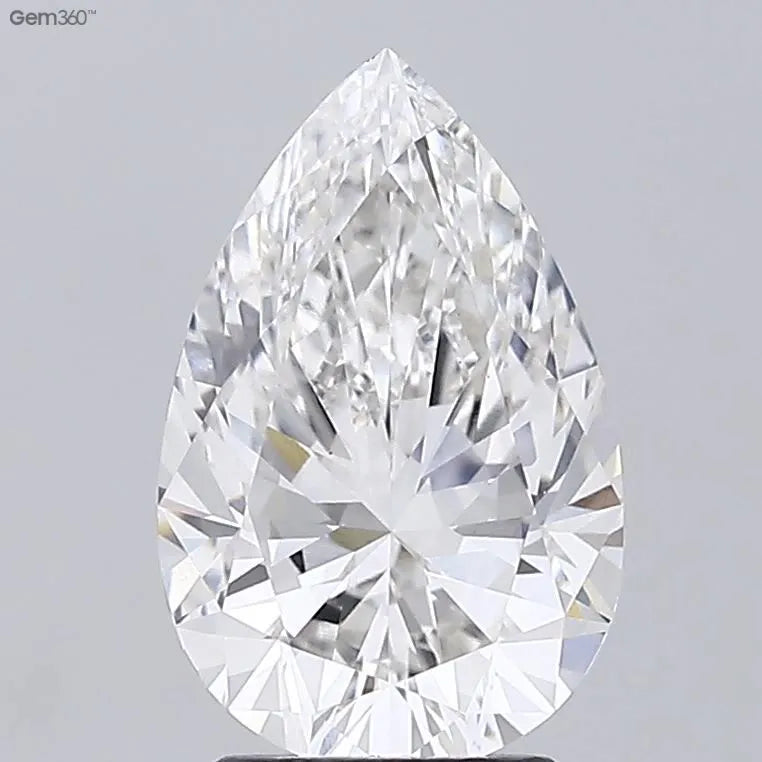 2.54ct Pear Lab Grown Diamond (Colour F, Clarity VS1, IGI Certified)