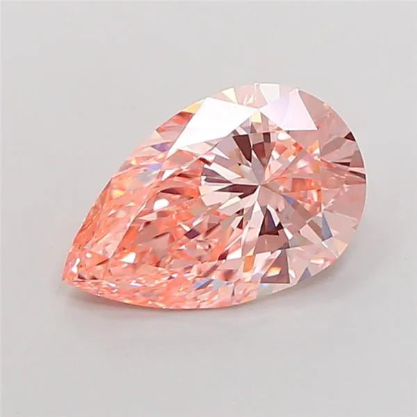 2.54ct Pear Lab Grown Diamond (Colour Fancy Intense Pink, Clarity VVS2, IGI Certified)