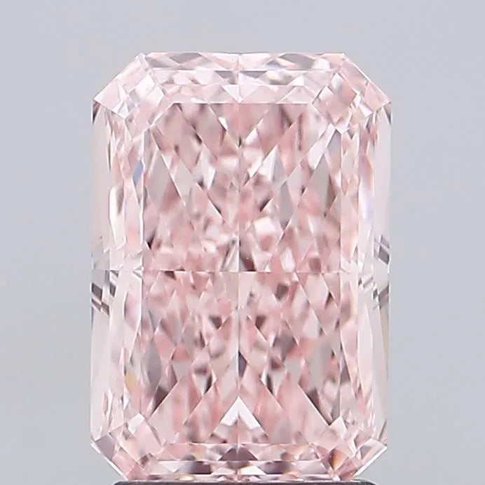 2.54ct Radiant Lab Grown Diamond (Colour Fancy Intense Pink, Clarity VVS2, IGI Certified)