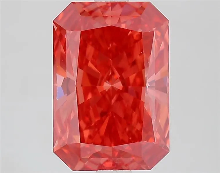 2.54ct Radiant Lab Grown Diamond (Colour Fancy Vivid Pink, Clarity VS2, IGI Certified)
