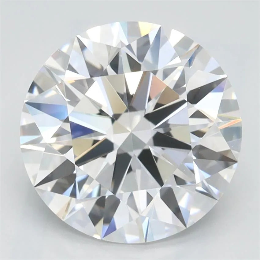 2.54ct Round Lab Grown Diamond (Colour D, Clarity IF, Cut ID, IGI Certified)