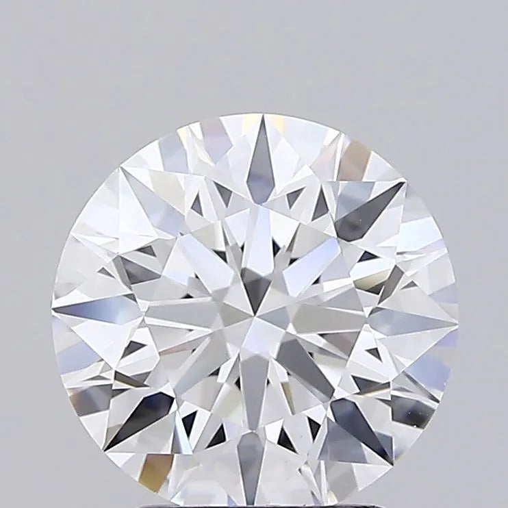 2.54ct Round Lab Grown Diamond (Colour D, Clarity IF, Cut ID, IGI Certified)