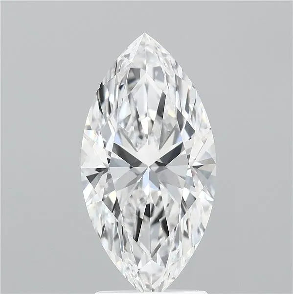 2.55ct Marquise Lab Grown Diamond (Colour E, Clarity IF, IGI Certified)