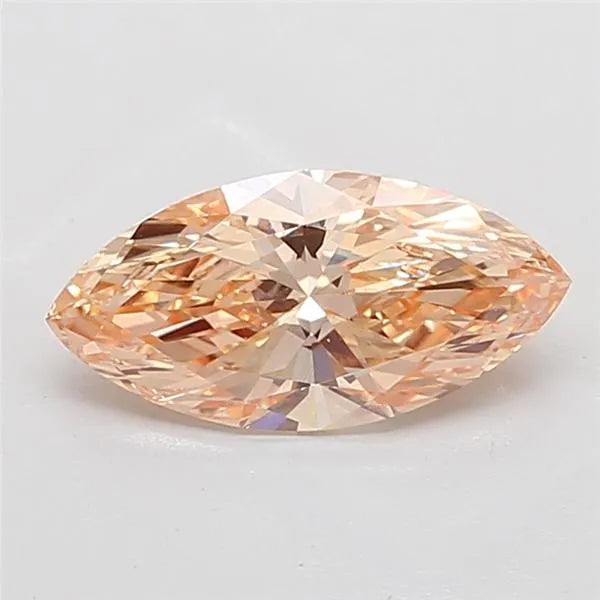 2.55ct Marquise Lab Grown Diamond (Colour Fancy Orange Yellow, Clarity VS1, IGI Certified)